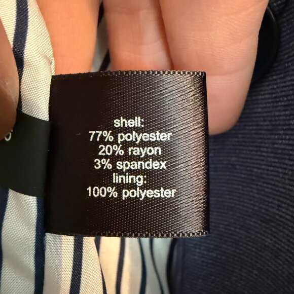 The Limited Women's Blazer, Blue & White - Picture 10 of 10